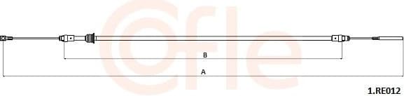 Cable Pull, parking brake 92.1.RE012