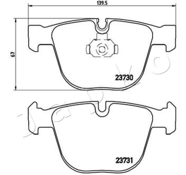 Brake Pad Set, disc brake 510109 - image 2