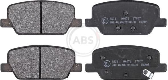 Brake Pad Set, disc brake 35341