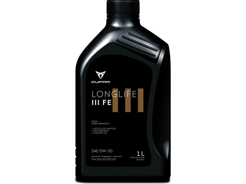 CUPRA originali alyva 0W30 LongLife III FE 504/507 1L - CUPRA0W30LL-1