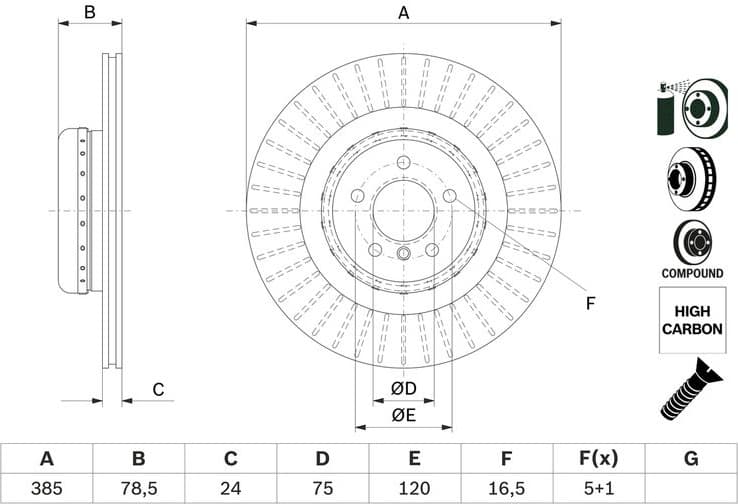 Brake Disc 0986479E29 - image 9