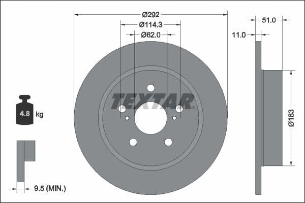 Brake Disc PRO 92347803
