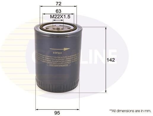 Filter oil EOF222 - image 2