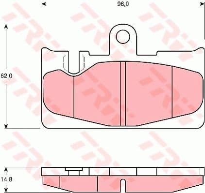 Brake Pad Set, disc brake GDB3323
