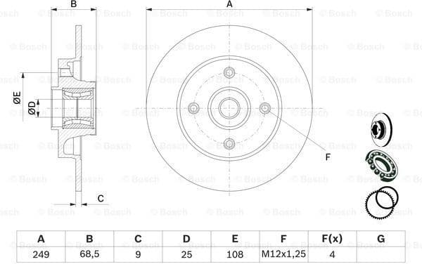 Brake Disc 0986479279 - image 5