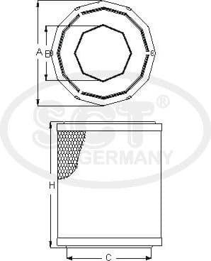 Filter air SB2282 - image 4