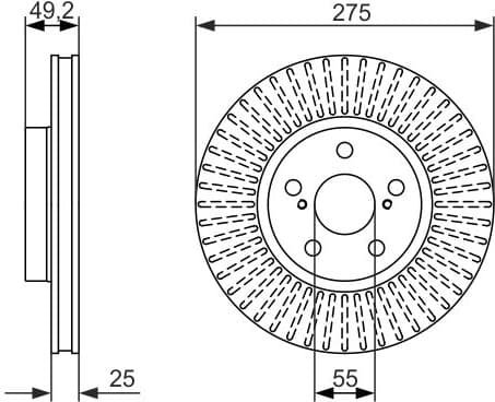 Brake Disc 0986479619 - image 3