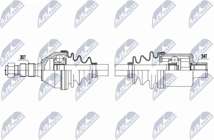 Drive Shaft NPW-PL-159