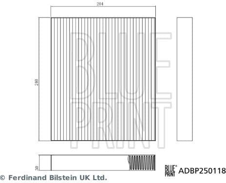 Filter, cabin air ADBP250118