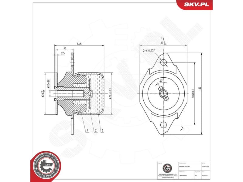 Mounting, engine 75SKV325 - image 4