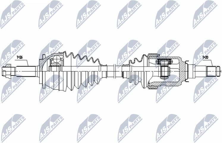 Drive Shaft NPW-TY-200
