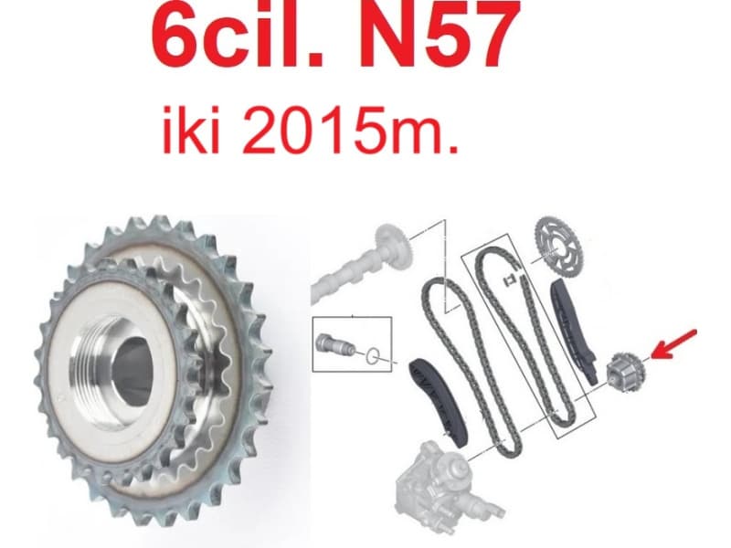 Sprocket fuel pump 13527800025