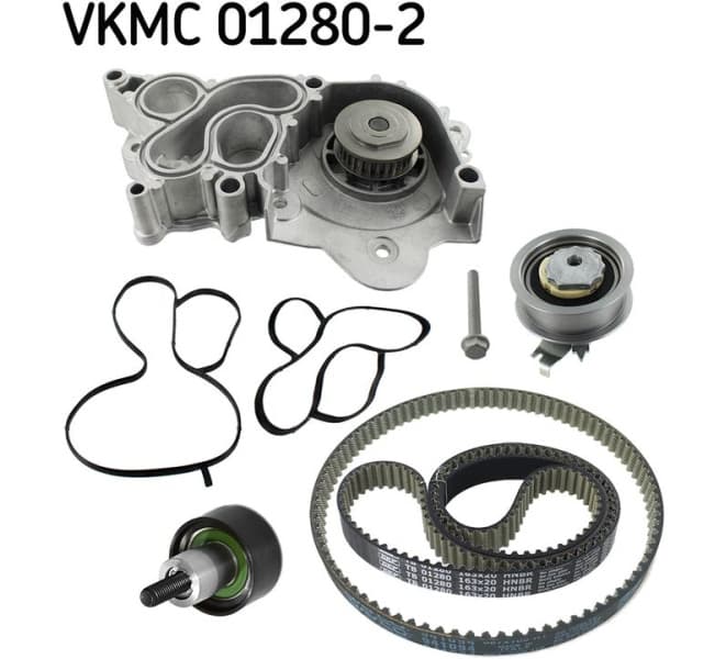 Timing belt kit with water pump VKMC 01280-2