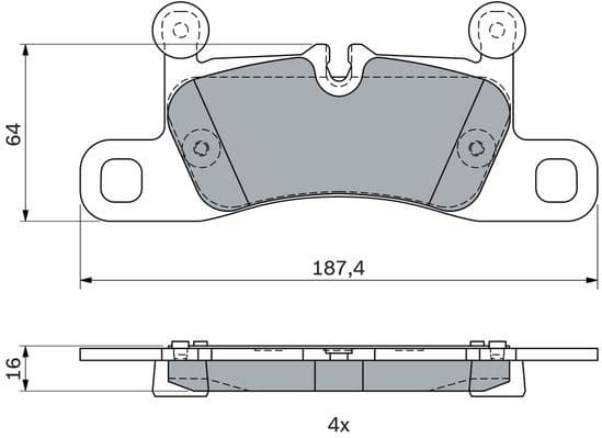 Brake Pad Set, disc brake 0986494977 - image 13