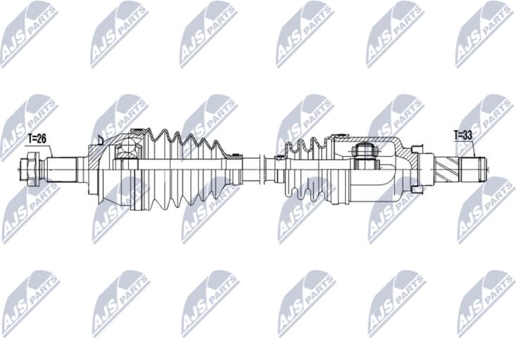 Drive Shaft NPW-BM-243