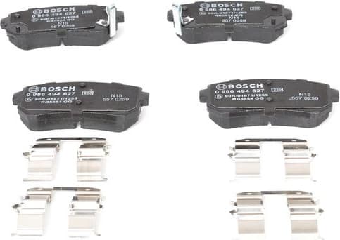 Brake Pad Set, disc brake 0986494627 - image 6