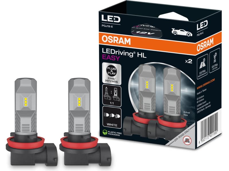 OSRAM lemputės H8/H11/H16-LEDriving FL 2vnt - 64211DWESY-2HB