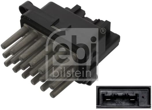 Resistor, interior blower febi Plus 38645