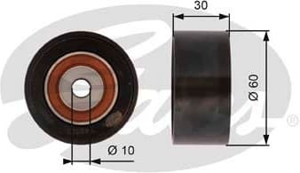 Deflection Pulley/Guide Pulley, timing belt PowerGrip™ T42162
