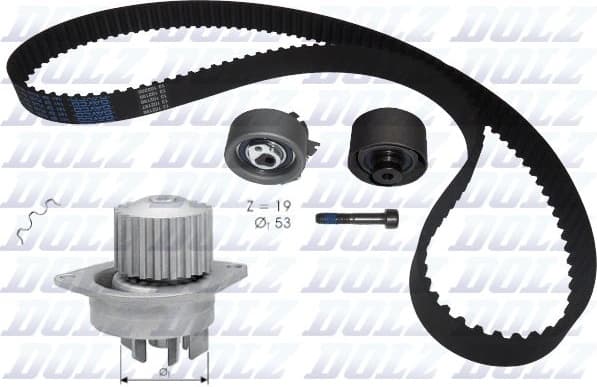 Water Pump & Timing Belt Kit KD042