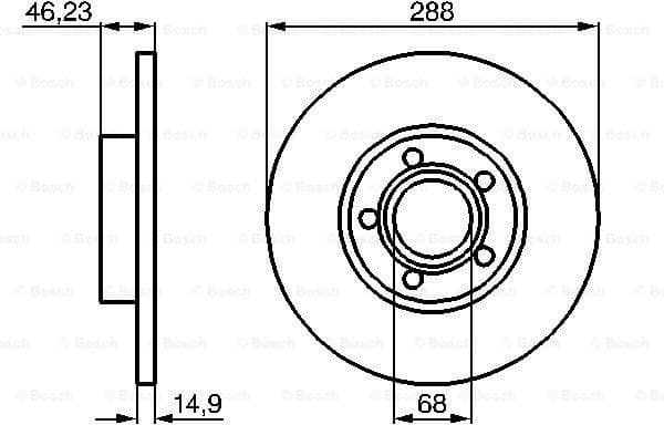 Brake Disc 0986478545 - image 5