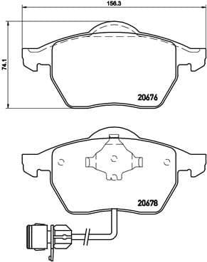 Brake Pad Set, disc brake PRIME LINE P85026