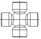 U-joint, propshaft U-176 - image 3