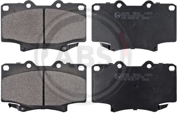 Brake Pad Set, disc brake 36882
