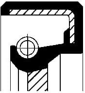 Seal auxiliary shaft 120 10673B - image 2