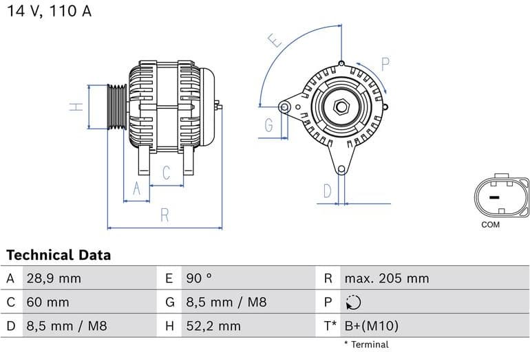 Alternator 0 986 085 920
