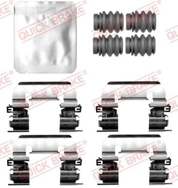 Accessory Kit, disc brake pad 109-0212