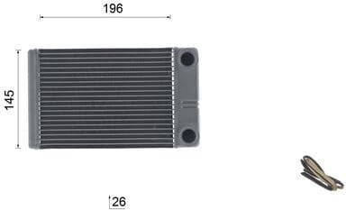 Heat Exchanger, interior heating BEHR AH 341 000S - image 10