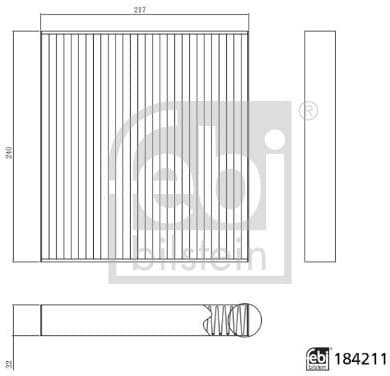Filter, cabin air 184211 - image 3
