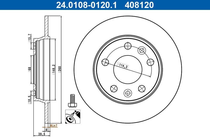 Brake Disc 24.0108-0120.1