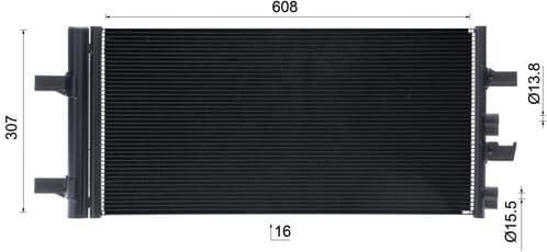 Condenser, air conditioning BEHR AC891000S - image 10