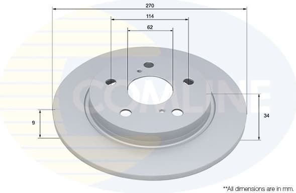 Brake Disc COATED ADC5282
