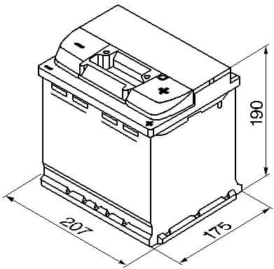 Starter Battery S4 0092S40020 - image 2