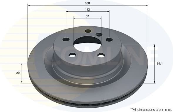 Brake Disc COATED ADC5054V
