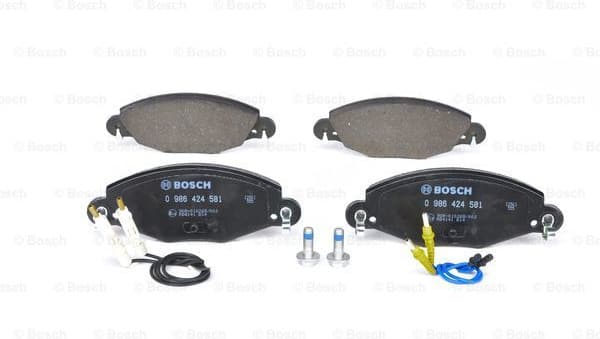 Brake Pad Set, disc brake 0986424581