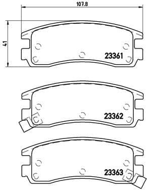 Brake Pad Set, disc brake PRIME LINE P59027