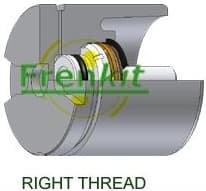 Brake caliper piston with adjustment unit K575201R