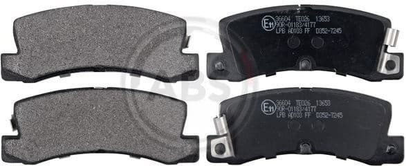 Brake Pad Set, disc brake 36604