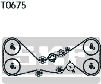 Timing belt kit VKMA98114 - image 3