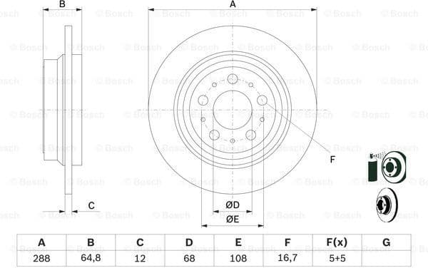 Brake Disc 0986478495 - image 5