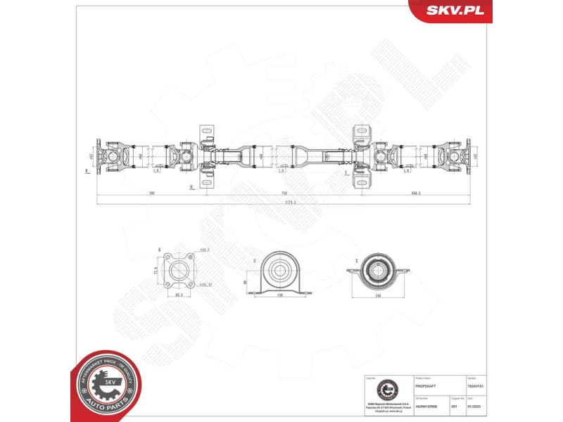 Drive Shaft 76SKV101 - image 2