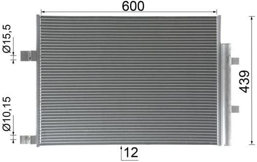 Condenser, air conditioning BEHR *** PREMIUM LINE *** AC1128000P - image 10