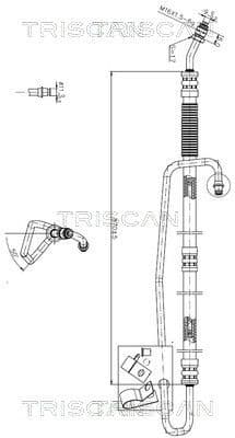 Hydraulic Hose, steering 8516 23006