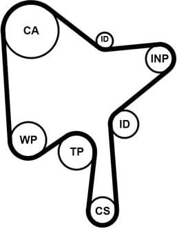 Water Pump & Timing Belt Kit CT1216WP1 - image 2