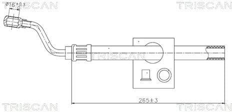 Hydraulic Hose, steering 8516 11042