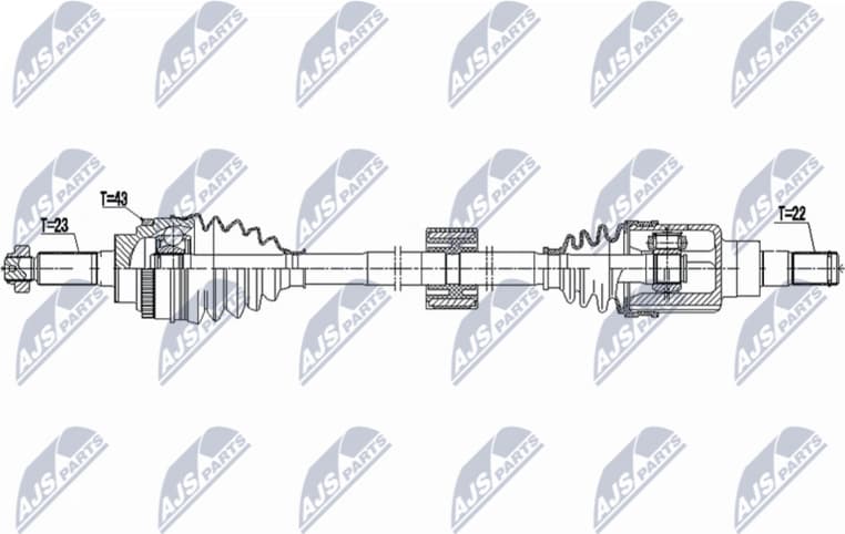 Drive Shaft NPW-SU-077